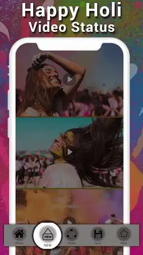 Play Holi Video Status