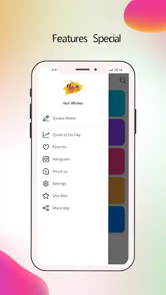 Play Holi Wishes - Shayari  Maker as an online game Holi Wishes - Shayari  Maker with UptoPlay