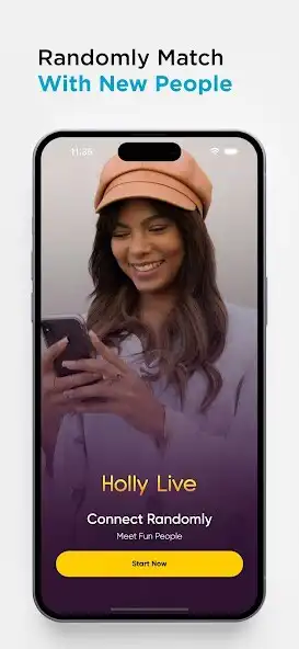 Play Holly Live-Random Video Chat as an online game Holly Live-Random Video Chat with UptoPlay