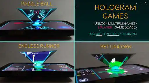 Holo Games - Hologram Pyramid Arcade online game with UptoPlay