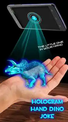 Play Hologram Hand Dino Joke