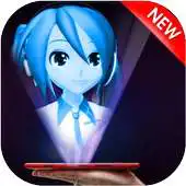 Free play online Hologram Hatsune Anime Miku Simulator Vocaloid APK