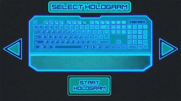 Play Hologram Keyboard Joke