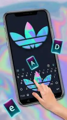 Play Holographic Laser Sports Keyboard Theme