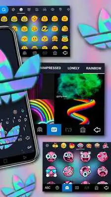 Play Holographic Laser Sports Keyboard Theme