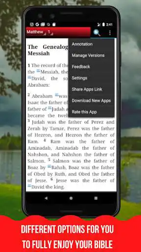 Play Holy Bible AKJV (English) as an online game Holy Bible AKJV (English) with UptoPlay