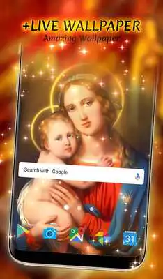 Play Holy Mary Animated Keyboard + Live Wallpaper