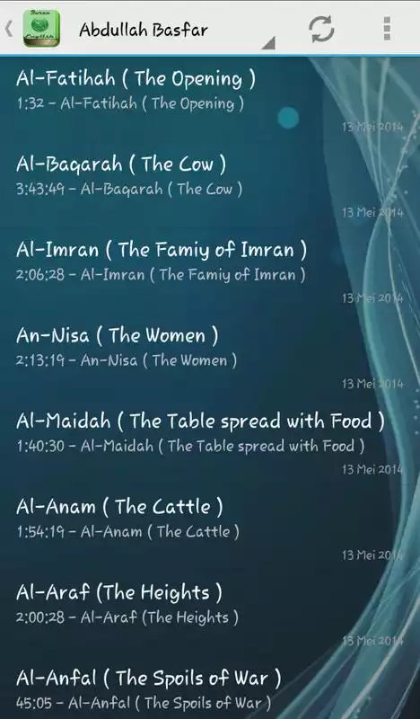 Play Holy Quran English Translation