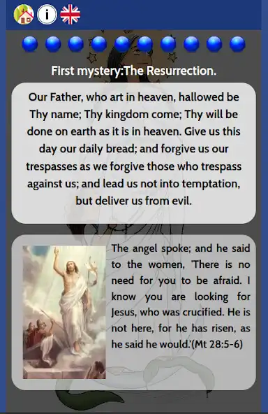 Play Holy Rosary Audio And Text as an online game Holy Rosary Audio And Text with UptoPlay