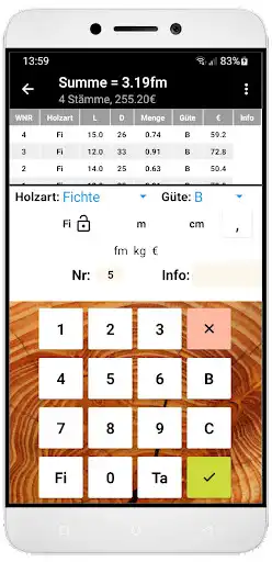Play Holz-Rechner as an online game Holz-Rechner with UptoPlay