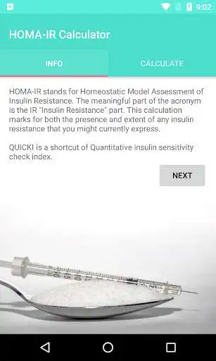 Play APK HOMA-IR Calculator  and enjoy HOMA-IR Calculator with UptoPlay com.vento.homaircalculator