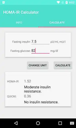 Play APK HOMA-IR Calculator  and enjoy HOMA-IR Calculator with UptoPlay com.vento.homaircalculator