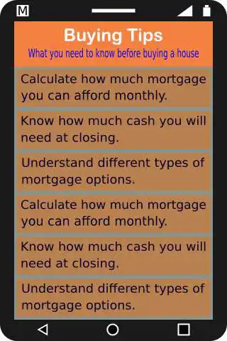 Play Home Buying Checklist - First Time Home Buyer as an online game Home Buying Checklist - First Time Home Buyer with UptoPlay