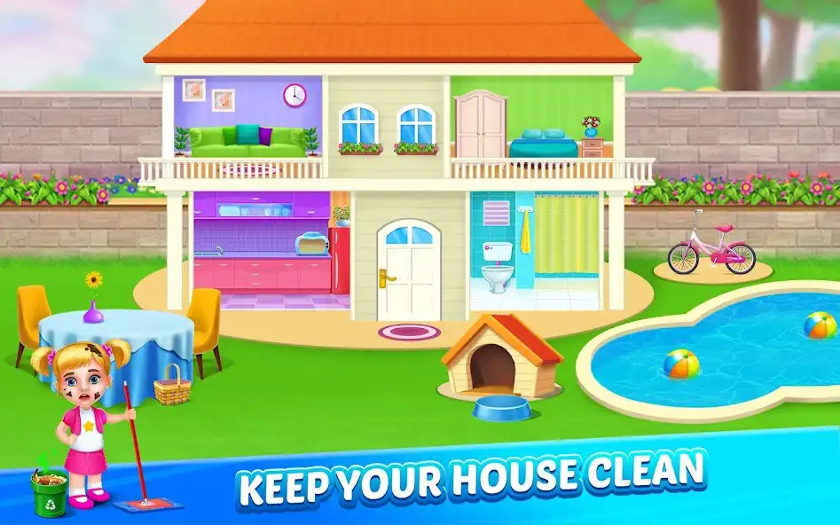Play Home Cleaning: House Cleanup  and enjoy Home Cleaning: House Cleanup with UptoPlay