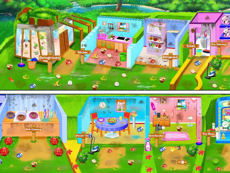 Play Home Cleaning : Repair  Clean  and enjoy Home Cleaning : Repair  Clean with UptoPlay