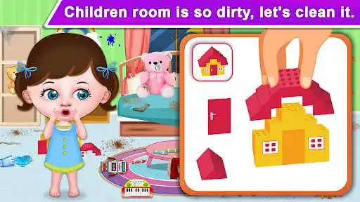 Play Home Cleanup - House Cleaning as an online game Home Cleanup - House Cleaning with UptoPlay