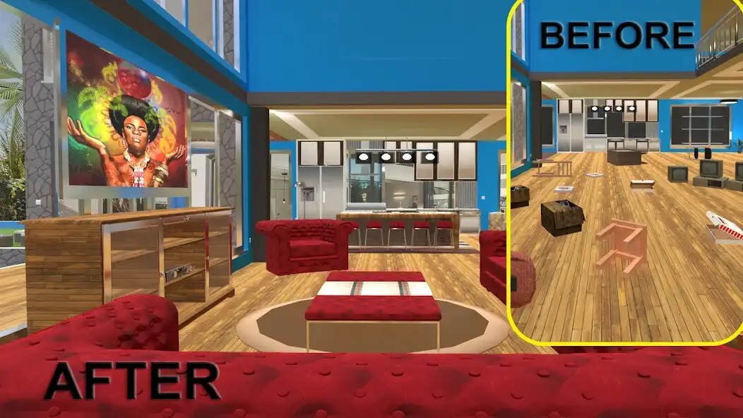 Play Home Design House Games 3D as an online game Home Design House Games 3D with UptoPlay