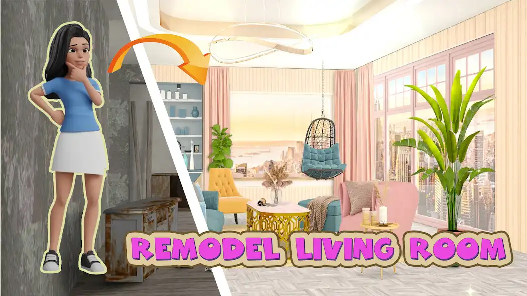 Play Home Design Puzzle Match 3 as an online game Home Design Puzzle Match 3 with UptoPlay