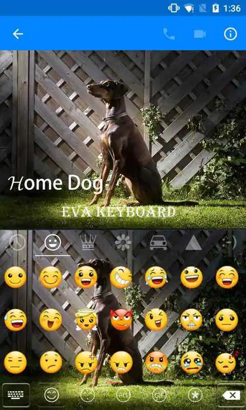 Play Home Door Dog Emoji Keyboard