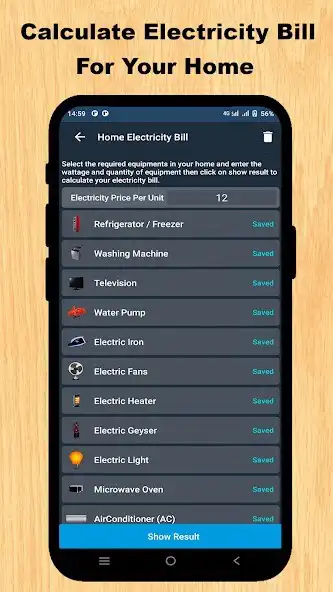 Play Home Electricity Calculator as an online game Home Electricity Calculator with UptoPlay