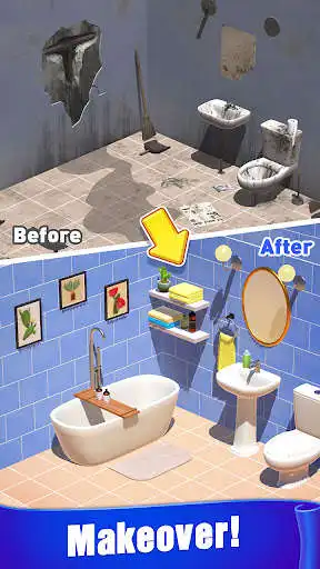 Play Home Flip Idle Makeover Design  and enjoy Home Flip Idle Makeover Design with UptoPlay