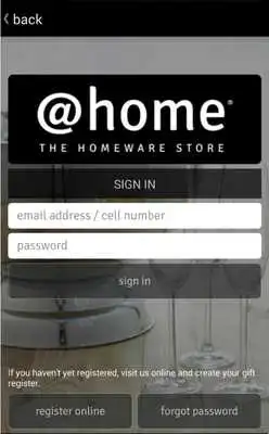 Play @home Gift Registry