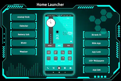 Play Home Launcher - lock, Hide App as an online game Home Launcher - lock, Hide App with UptoPlay