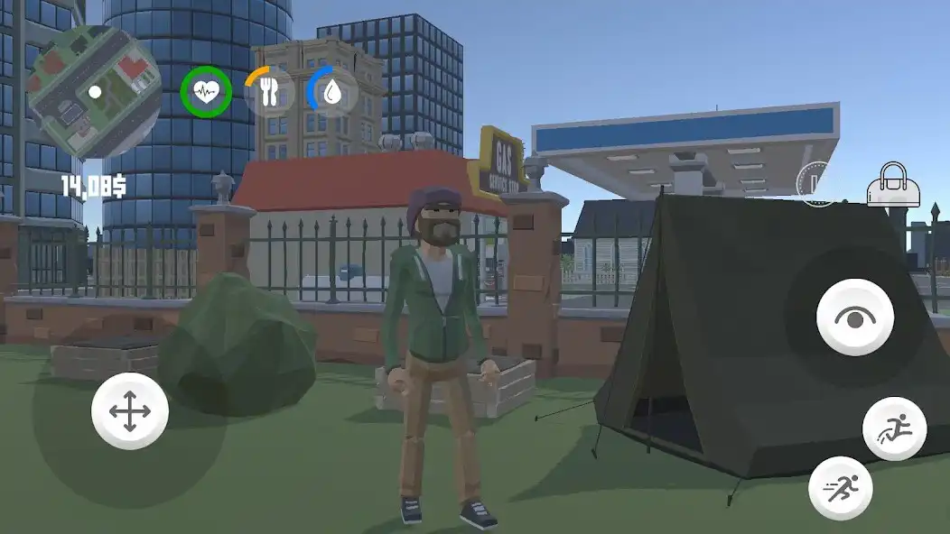 Play Homeless Simulator 3D as an online game Homeless Simulator 3D with UptoPlay