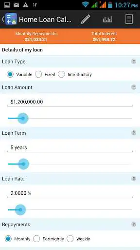 Play HomeLoan Calculator as an online game HomeLoan Calculator with UptoPlay