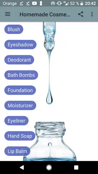 Play Homemade Organic Cosmetics as an online game Homemade Organic Cosmetics with UptoPlay