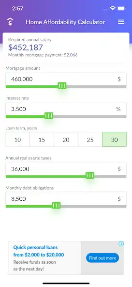 Play Home Mortgage Affordability as an online game Home Mortgage Affordability with UptoPlay