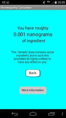 Play Homeopathy Calculator