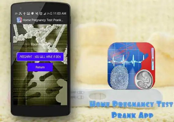 Play Home Pregnancy Test Prank App