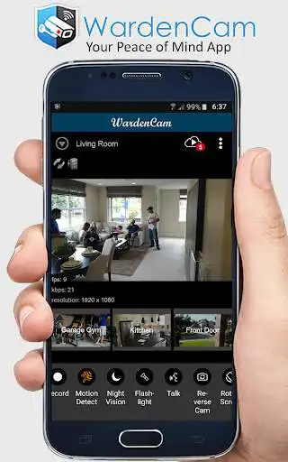Play Home Security Camera WardenCam - reuse old phones as an online game Home Security Camera WardenCam - reuse old phones with UptoPlay
