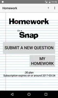 Play Homework in a Snap