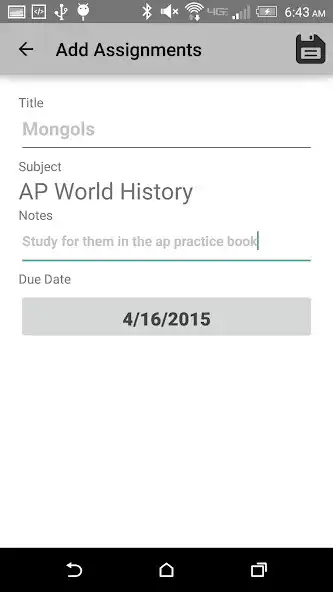 Play Homework Reminder as an online game Homework Reminder with UptoPlay