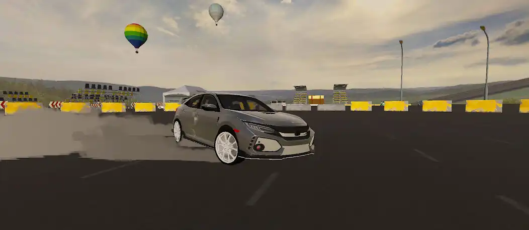 Play Honda Civic Drift Simulator 3D as an online game Honda Civic Drift Simulator 3D with UptoPlay