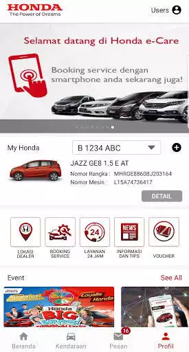 Play Honda e-Care  and enjoy Honda e-Care with UptoPlay