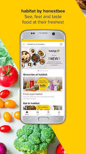 Play honestbee: Grocery delivery & Food delivery  and enjoy honestbee: Grocery delivery & Food delivery with UptoPlay