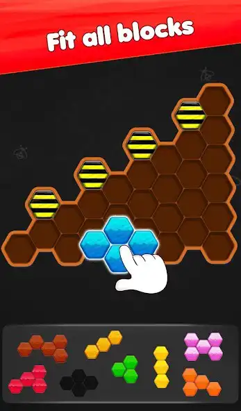 Play Honeycomb Hexa Block Puzzle as an online game Honeycomb Hexa Block Puzzle with UptoPlay