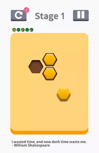 Play honeycomb puzzle as an online game honeycomb puzzle with UptoPlay