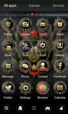 Play Honor Badge V Launcher Theme
