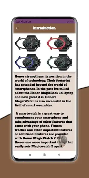 Play Honor Magic Watch 2 Guide  and enjoy Honor Magic Watch 2 Guide with UptoPlay