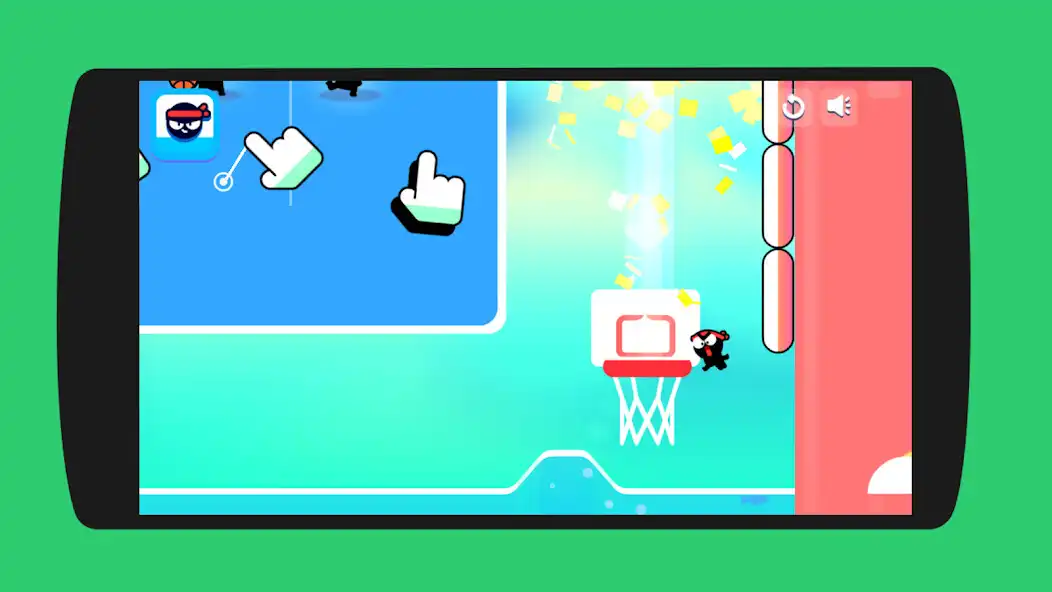 Play Hoop Basketball Challenge as an online game Hoop Basketball Challenge with UptoPlay