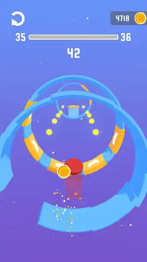 Play Hoop Jump 3d as an online game Hoop Jump 3d with UptoPlay