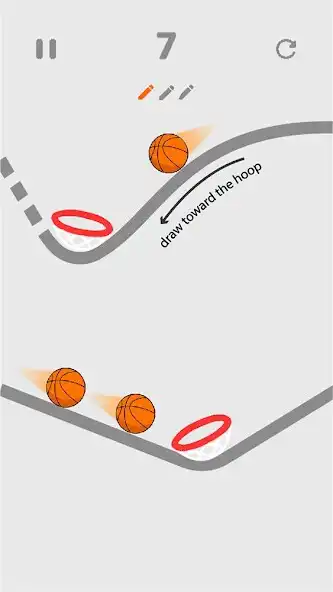 Play Hoop Line  and enjoy Hoop Line with UptoPlay