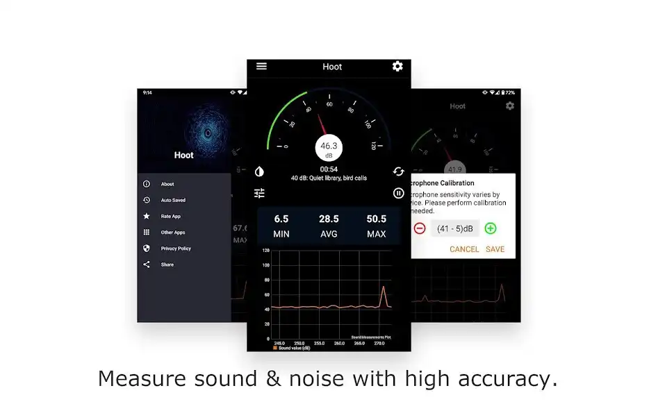 Play Hoot - Sound Meter  and enjoy Hoot - Sound Meter with UptoPlay