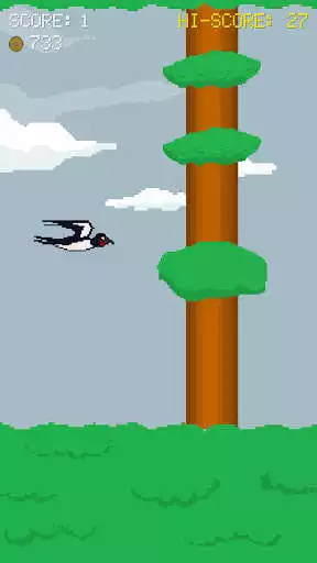 Play Hop Hop Bird as an online game Hop Hop Bird with UptoPlay