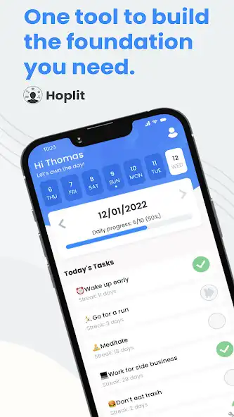 Play Hoplit Habits - Habit tracking  and enjoy Hoplit Habits - Habit tracking with UptoPlay