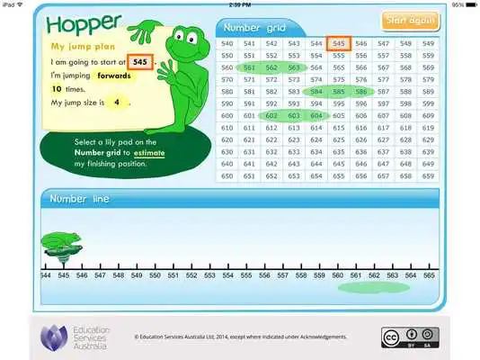 Play Hopper: whole numbers